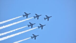 ブルーインパルス日本三景の日2023飛行ルートは？飛行時間や穴場は