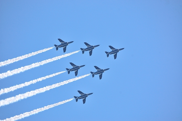 ブルーインパルス日本三景の日2023飛行ルートは?飛行時間や穴場は